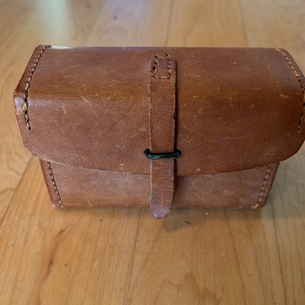 WWII US Browning Automatic Rifle BAR Spare Parts Leather Pouch